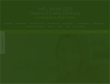 Tablet Screenshot of jeffmuehldds.com